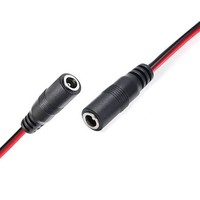 Kabel Ekstensi Daya DC 12V dengan Colokan Betina 2.1x5.5mm 2.5x5.5mm untuk Berbagai Perangkat