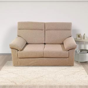 Canapé 2 places TORONTO en tissu beige - Product Image 1