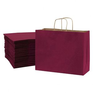 <b>Gift</b> Large Kraft Paper Shopping Bags with Handles Colored Totes for <b>Small</b> Business Retail Boutique <b>Gift</b> Packaging Paper Bag - Product Image 1