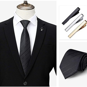Minimalist Metal <b>Tie</b> <b>Clip</b> Silver Gold Black Business Formal <b>Tie</b> Bar Pin Men Fashion Suit Accessory Wholesale Gift - Product Image 2