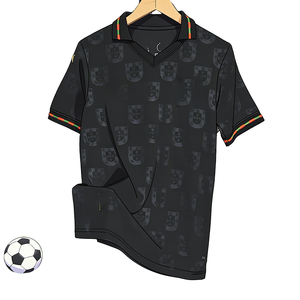 Impression de logo personnalisé, uniforme de football classique, 100% polyester, séchage rapide, maillot de football à manches courtes, léger, pour les fans de football - Product Image 4