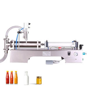 Machine de remplissage pneumatique à tête unique pour miel, huile, jus, confiture, crème, lotion, shampoing, sauce, ketchup, détergent - Product Image 1