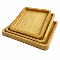 Assiette à dessert et plateau à collation en bois massif gravé, écologique, moderne et luxueux, pour servir des fruits secs lors de fêtes