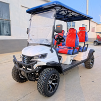 Voiturette de golf électrique, véhicule de mobilité personnelle 4 places, buggy de tourisme pour villas de luxe