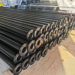 Oval Internal and External <b>Plastic</b> Coated Steel Pipe with Welding for Water Supply and Corrosion & SABS Certified - Product Image 1