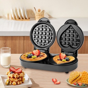 Gaufrier électrique double couche antiadhésif pour le petit-<span class=keywords><strong>d</strong></span>éjeuner et le brunch - Product Image 1
