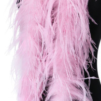 Boa en plumes d'autruche multicolores teintes 1 2 3 4 5 8 10 plis, 2 mètres, châle, robe de soirée, vêtement féminin, décoration DIY, écharpe