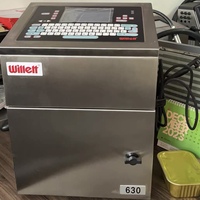 Imprimante jet d'encre CIJ Willett 630 d'occasion fiable - Impression de codes 2D pour les lignes d'emballage de produits chimiques quotidiens