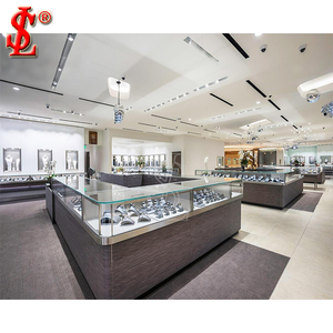 लक्जरी उच्च अंत धातु स्टेनलेस स्टील गहने प्रदर्शन अलमारियाँ उच्च कैबिनेट निर्माता कस्टम स्पॉट गहने प्रदर्शनी - Product Image 6