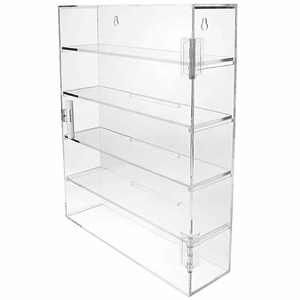 Clear acrylic doll action figure model car plastic box storage display case - Product Image 4
