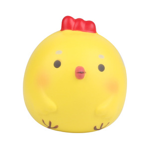 Cute Chicken <b>Squishy</b> Toy TPE Stress Relief Fidget Toy For Kids Age 2 To 4 Years Unisex Decorative Gift - Product Image 1