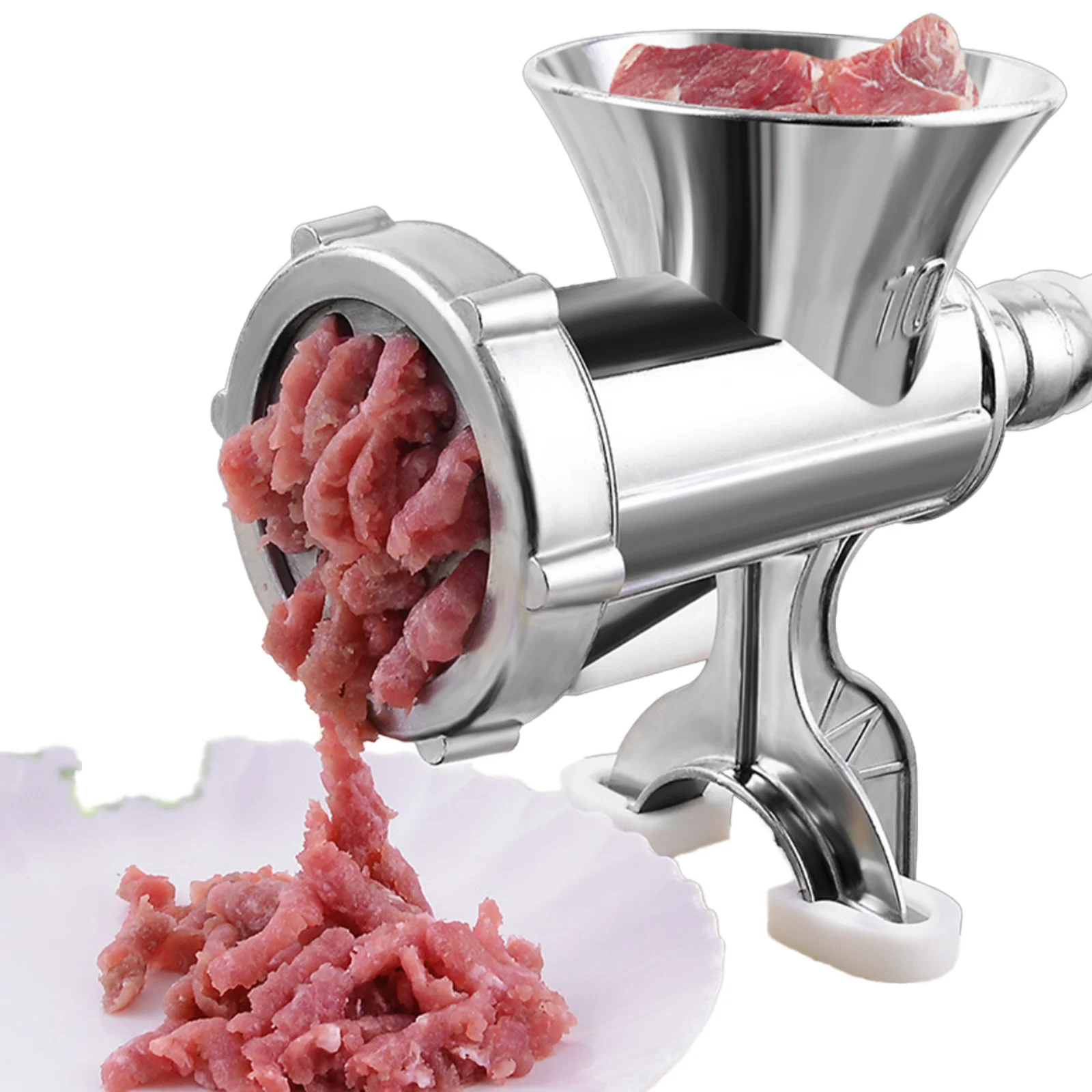 Многофункциональная ручная металлическая мясорубка