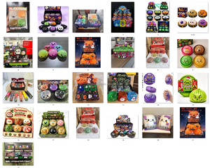 Caja Misteriosa de Halloween con Juguetes que Brillan en la Oscuridad, Regalo de Juguete Blandito para Aliviar <span class=keywords><strong>el</strong></span> Estrés en Halloween - Product Image 2