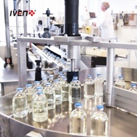 Pharmazeut ische normale Kochsalz lösung IV-Lösung Schlüssel fertiges Projekt Glasflaschen füllung Waschen Versiegeln Verpackung Produktions linie Anlage