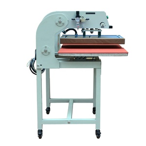 Calentador automático corriendo diapositiva superior neumática camiseta vinilo prensa logo pegatina máquina de prensa de calor para ropa de yoga - Product Image 2