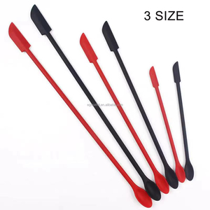 3 /4Pack Food Grade Silicone Multi Functional Bottle Scraper Baking Gadget Kitchen Accessories Bottle Cleaner Cream <b>Jar</b> Scraper - Product Image 4