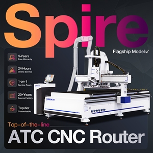 Spire Series 2130 Large Size 3 Axis ATC CNC Router Industrial Wood CNC Carving Cutting Machine For Home Furniture Making