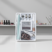 Kabelloser Nagelknipser & Nagelfräser 35.000 U/min Professionelle Elektrische Nagelfeile für Gel-/Acrylnägel Einstellbare Geschwindigkeit US