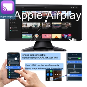 New popular10.36 inch Xe tải Màn hình Quad chia với DVR 4K với Carplay và Android tự động xe tải sao lưu máy ảnh <span class=keywords><strong>Kit</strong></span> - Product Image 5