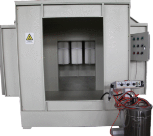रिम रिम्स के लिए पाउडर coting मशीन electrostatic पाउडर पेंट पाउडर कोटिंग के साथ मैनुअल स्प्रे बंदूक पहिया रिम - Product Image 2
