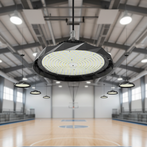 Luminaire LED industriel UFO à haut rendement, boîtier en aluminium, garantie 5 ans, dimmable, pour atelier, <span class=keywords><strong>garage</strong></span>, 100W à 500W - Product Image 1