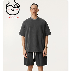 Camiseta Personalizada 2025 de Algodón Puro, Cuello Redondo, Impresión en Serigrafía, Corte Regular, Manga Corta, Color Negro para Hombre - Product Image 3