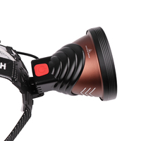 32W Bewegungssensor LED-Stirnlampe mit Zoom & Powerbank |   Kopfmontierte Leuchte für Arbeiten im Freien, 18650 Akku
