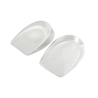 Prix promotionnel usine : Coussinet de talon en SEBS pour massage des pieds, soulagement de la douleur au pied d'oie, coussinet de soutien dorsal, blanc, taille unique pour chaussures