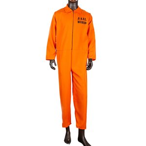 Costume Cosplay di Halloween uomo detenuto Costume adulto <span class=keywords><strong>arancione</strong></span> - Product Image 5