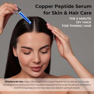 Sérum aux peptides de cuivre GHK-CU pour la peau, les cheveux et le cuir chevelu, hydratant <span class=keywords><strong>anti</strong></span>-âge pour les ridules et l'élasticité de la peau - Product Image 6