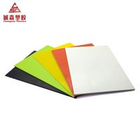 Feuille de plastique ABS écologique à deux couches, couleur personnalisée, résistante aux UV (brillante/mate/gaufrée), épaisseur 0,5 mm-15 mm, pour découpe laser