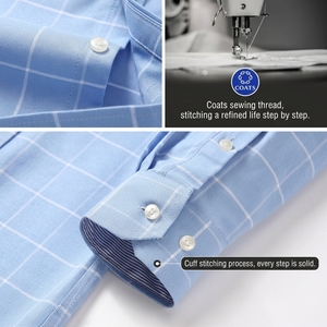 Magliette a Maniche Lunghe da <span class=keywords><strong>Uomo</strong></span> Personalizzate OEM/ODM, Camicie Formali Maschili con Logo Personalizzato - Product Image 4