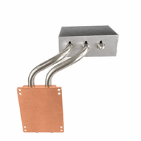 OEM ODM laiton cuivre caloduc base ailettes en aluminium conception amplificateur projecteur pc serveur cpu utilisé refroidisseur radiateur