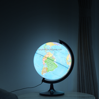 Globe terrestre lumineux STEM, lampe globe éducative interactive, globe terrestre lumineux