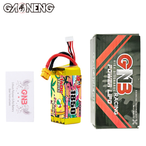 Gaoneng ก้อนแบตเตอรี่ XT60 Lipo รุ่น gnb 1850mAh 14.8V 4S 140C ประสิทธิภาพสูงสำหรับงานอดิเรก RC แบตเตอรี่ลิเธียมโพลิเมอร์นิ่มสำหรับแข่ง FPV - Product Image 6