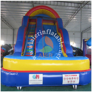 Tobogán Acuático Inflable <span class=keywords><strong>Ondulado</strong></span> con Piscina, Tobogán de Doble Carril de Grado Comercial para Niños y Adultos, Ideal para Fiestas y Eventos de Verano en el Patio Trasero - Product Image 6