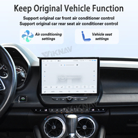Autoradio Viknav 12 pouces à écran tactile pour Chevrolet Camaro 2016-2025 Lecteur multimédia Android Auto GPS Navigation CarPlay sans fil