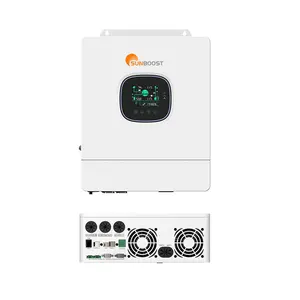 SUNBOOST 120V分相48V 5KW 10KW 30KW并联混合离网交流MPPT串家用电器太阳能逆变器发电机