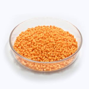 FUXI Orange Granular PA6 Nylon Pellets Injection Molding Grade High Impact Resistance General Application - Product Image 1