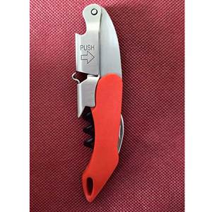 Sacacorchos 3 en 1 - Dos Palancas - Abridor de Vino Duradero de Acero Inoxidable y Plástico con Cortador de Papel de Aluminio - Llave de Vino Todo en Uno de <span class=keywords><strong>HAPPYWAY</strong></span> - Product Image 5