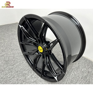 Rines Negros Personalizados de Aleación de Aluminio Forjado para Automóvil, de 19, 20, 21, 22 y 23 Pulgadas para Ruedas Ferrari 812 - Product Image 5