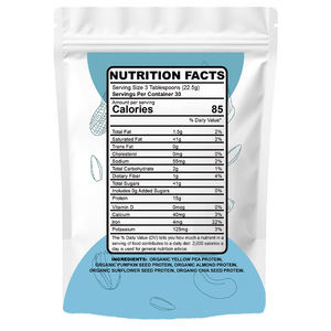 Proteína Vegana en Polvo de Marca OEM con Guisante Amarillo, Semilla de <span class=keywords><strong>Calabaza</strong></span>, Almendra, Chía y Semilla de Girasol para Desarrollo Muscular y Apoyo Digestivo - Product Image 2