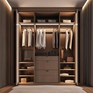 Custom Aluminum Glass Door Walk in <strong>Closet</strong> Bedroom Furniture Durable Modern <strong>Design</strong> Armoire Wardrobes <strong>Closets</strong> Para Habitacion - Product Image 2