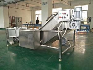 Đầy đủ tự động làm sạch gốc lá rau măng tây rửa dây chuyền chế biến/trái cây rửa dây chuyền sản xuất - Product Image 4