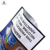 Sacs refermables en Mylar imprimés sur mesure, vides, avec fermeture éclair, fournisseur et fabricant en gros pour l'emballage de feuilles de tabac