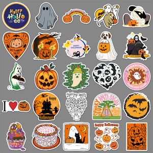 Pegatinas Divertidas de Halloween con Memes, Pegatinas de Calabaza Fantasma de Dibujos Animados para Botellas de Agua, Computadoras Portátiles y Recuerdos de Fiesta - Product Image 1