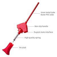 Cleqee P5003 — Mini grappin pour analyseur logique, accessoires de test, pince à crochet SMD IC
