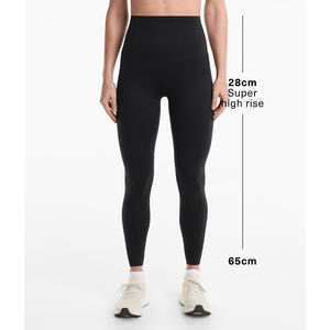 เลกกิ้งสำหรับผู้หญิงที่มีสายรัดเอวยางยืดกางเกงเลกกิ้งขายาวมีความยาวเต็มตัวเหมาะสำหรับการพิมพ์และกำหนดยี่ห้อเอง - Product Image 3