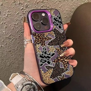 Étui de téléphone étoile imprimé léopard de créateur pour <span class=keywords><strong>iPhone</strong></span> 11 <span class=keywords><strong>12</strong></span> <span class=keywords><strong>13</strong></span> <span class=keywords><strong>Mini</strong></span> 14 15 16 17 Pro Max Coque sexy en matériau PC - Product Image 3