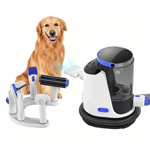 Système complet de toilettage pour animaux de compagnie 5-en-1 : Aspirateur, brosse électrique anti-poils, tondeuse pour pattes, filtre HEPA - Product Image 4